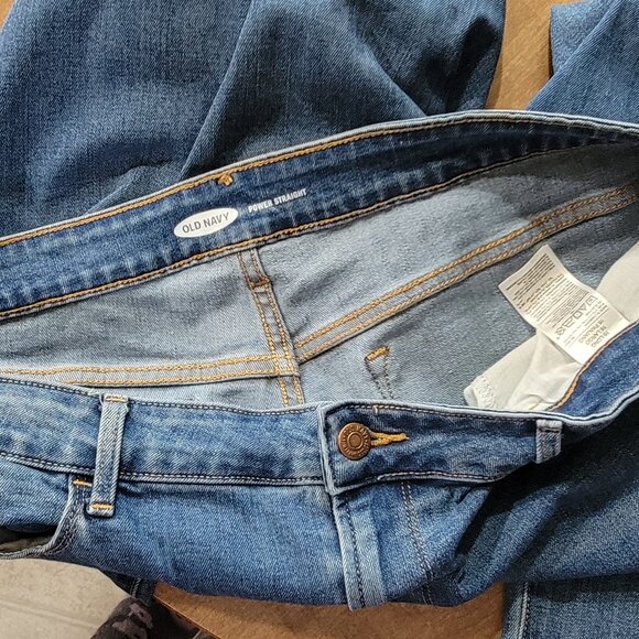 Old Navy Women Jeans 16 Long Power Straight - Picture 4 of 8